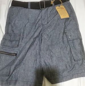 Vintage Genes Gray Cargo Shorts